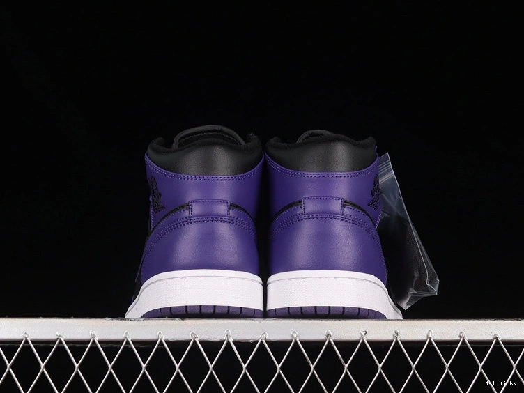 Purple 1 Black - Jordan Mid (Women's) BQ6472-051 0515